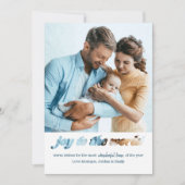 ジョイ・トゥ・ザ・ワールドタイポグラフィモンタージュ広場の写真 シーズンカード (正面)