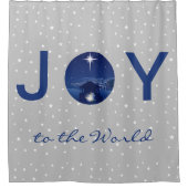 ジョイ・トゥ・ザ・ワールド出生 シャワーカーテン (正面)