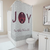 ジョイ・トゥ・ザ・ワールド出生 シャワーカーテン (インサイチュ)