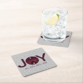 ジョイ・トゥ・ザ・ワールド出生 スクエアペーパーコースター (インサイチュ)