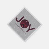 ジョイ・トゥ・ザ・ワールド出生 スタンダードカクテルナプキン (角)