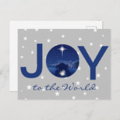 ジョイ・トゥ・ザ・ワールド出生 ポストカード (正面/裏面)