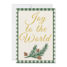 ジョイ・トゥ・ザ・ワールド グリーン ボタニカル クリスマス