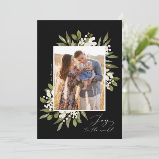 ジョイ・トゥ・ザ・ワールド・ホリデー・フォトカード シーズンカード (スタンド正面)