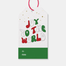 ジョイ・トゥ・ザ・ワールド ホリデー レッド＆グリーン クリスマス