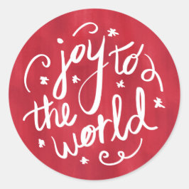 ジョイ・トゥ・ザ・ワールド・レッド・ホリデイ ラウンドシール