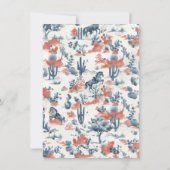 ジョイ・ド・トゥーレ 西部カウボーイのウェディング 招待状 (裏面)