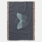 ジョイ·バタフライ スローブランケット (正面縦)
