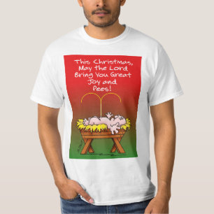 ジョイ&ピー!! – クリスマスおもしろい。 Tシャツ