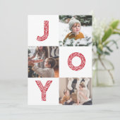 ジョイ フォト ファミリー ホリデー カード (スタンド正面)