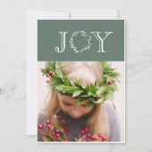 ジョイ フォト ユーカリ リース 個人写真入り シーズンカード (正面)
