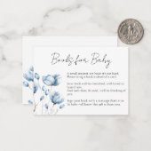 ジョイ・ブルー・ブックスと出芽ベビー・カード ノートカード (正面/裏面インサイチュ)