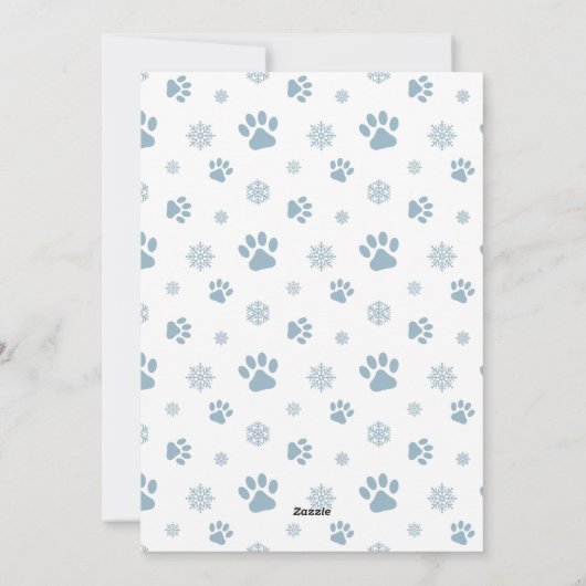 ジョイ・ペットの写真のホリデーカードを解放 シーズンカード (裏面)