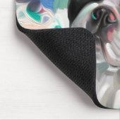 「ジョイ」ボストンテリアードッグアートマウスパッド マウスパッド (コーナー)