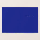 ジョイ！メリークリスマスツリー青 箔カード (内部)