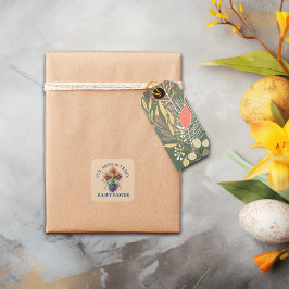 ジョイ・ラブ・ピースハッピーイースター | スクエアシール