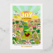 ジョイ・リス伝統的ル 箔シーズンカード (正面)