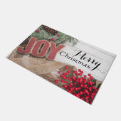 ジョイ&リースホリデーコレクション ドアマット (アングル)