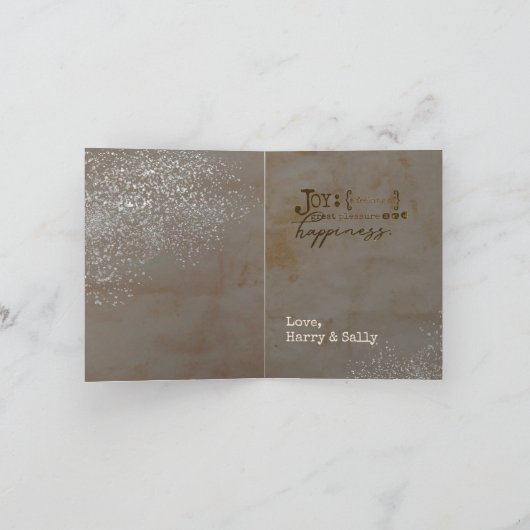 ジョイ!ロウソクのトリオ水の色の輝き シーズンカード (内部)