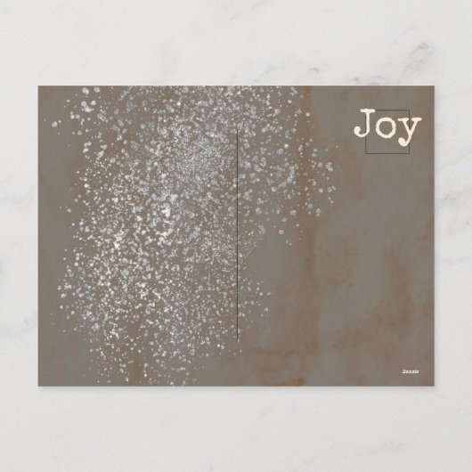 ジョイ!ロウソクのトリオ水の色の輝き シーズンポストカード (裏面)