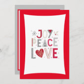 ジョイ！平和と愛 シーズンカード (正面/裏面)