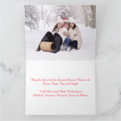 ジョイ！水彩松リース&ガーランドフォトインサイド カード (内部)