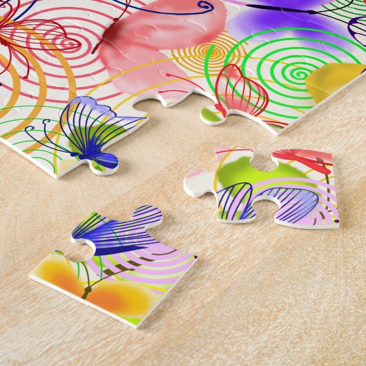 ジョイ – 蝶 – 春- ジグソーパズル (側面)