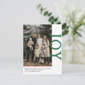 ジョイ！1枚，白，赤，緑，クラシック シーズンカード (スタンド正面)