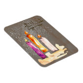 ジョイ!Trio ofキャンドル水の色スパークルホリデー マグネット (右側)