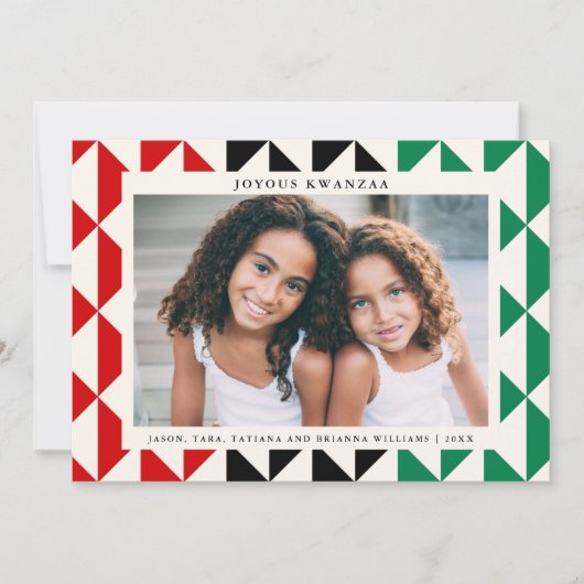 ジョウスクワンザジオメトリックホリモダンデーフォトカード シーズンカード (正面)