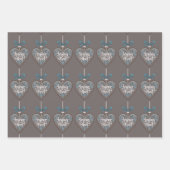 ジョエウノエルフランスのクリスマスギフトラップ ラッピングペーパーシート (正面2)