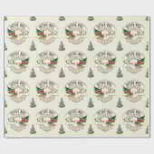 ジョエウノエルフランスのサンタトナディアメリークリスマス ラッピングペーパー (フラット)