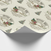 ジョエウノエルフランスのサンタトナディアメリークリスマス ラッピングペーパー (角)