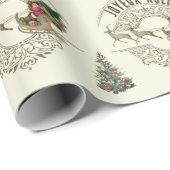 ジョエウノエルフランスのサンタトナディアメリークリスマス ラッピングペーパー (ロールコーナー)