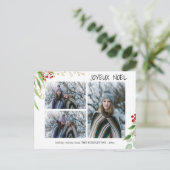 ジョエウノールレッドモダン金ゴールドベリー | 写数々の真 シーズンポストカード (スタンド正面)