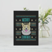 ジョエックスコルグマス醜いクリスマスコルギ サンキューカード (スタンド正面)