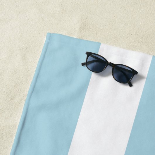 ジョエドゥヴィヴルニースブルーカバナストライプフランスのホテル ビーチタオル (インサイチュ)