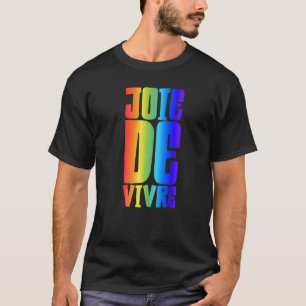 ジョエドゥヴィヴルビッグイブリックカラー文字ジョエドゥヴィvr tシャツ