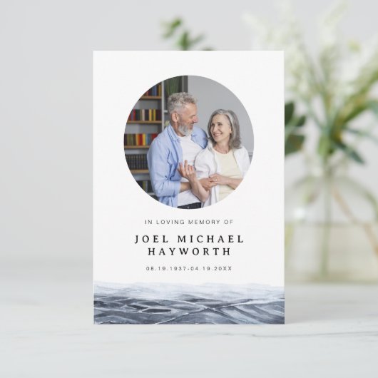 ジョエルミニマル海水葬祈りの言葉カード カード (スタンド正面)