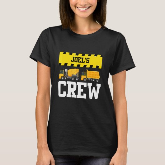 ジョエル建築クカスタムルーダンプトラック Tシャツ (正面)
