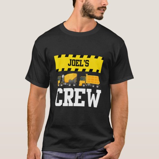 ジョエル建築クカスタムルーダンプトラック Tシャツ (正面)