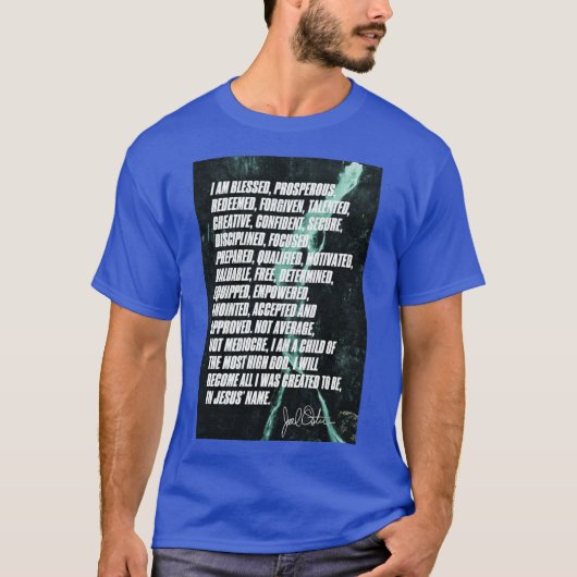 ジョエル・オースティンの名言の女の子 Tシャツ (正面)
