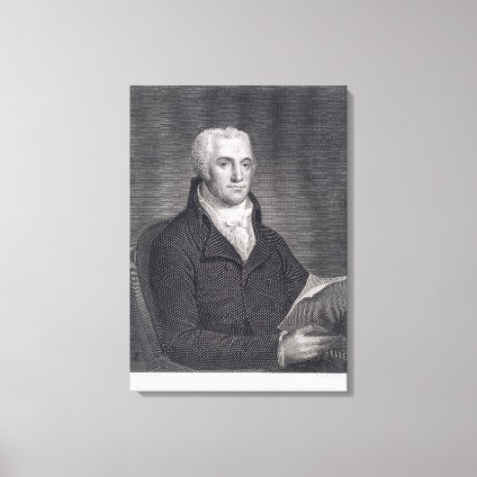 ジョエル・バーロウ（1754年～1812年）、アッシャー・ブラウンD刻印 キャンバスプリント (正面)