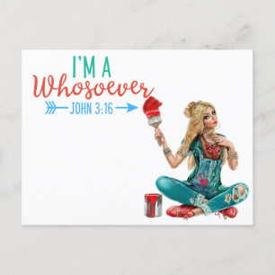 ジョカラフルン3:16 信仰 ポストカード