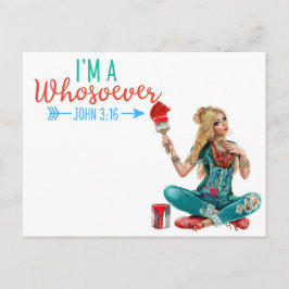 ジョカラフルン3:16 |信仰 ポストカード