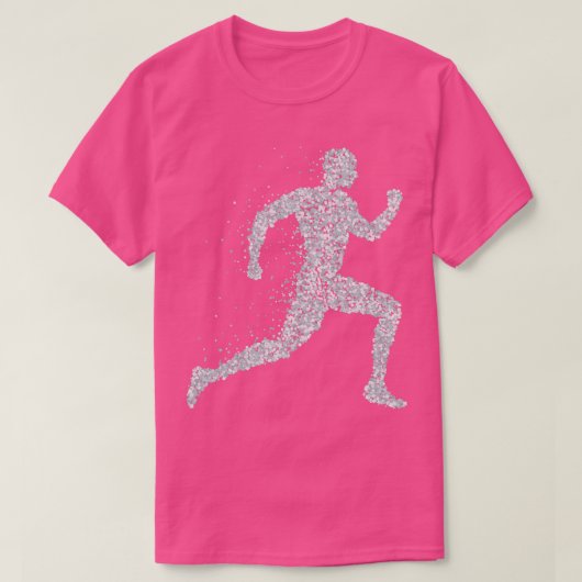 ジョガーランナーマラソンランナーロープップ Tシャツ (デザイン正面)