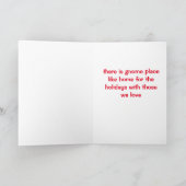 ジョキング格言は「格言プレイスアットホーム」休日と言う シーズンカード (内部)