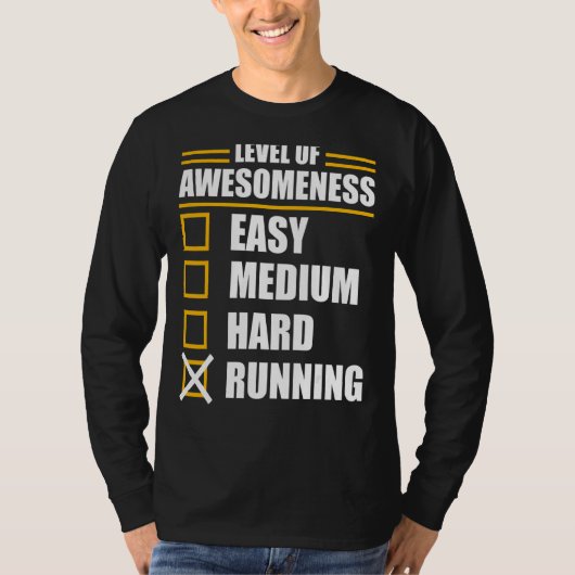 ジョギングことわざジョガー走ズランナー走 Tシャツ (正面)