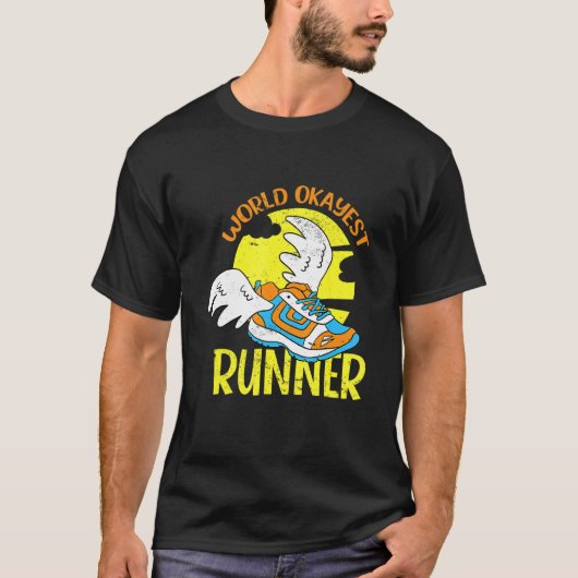 ジョギングジョガーランナーマラソン42キロ3 Tシャツ (正面)