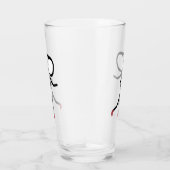 ジョギングスティックマン タンブラーグラス (右)